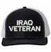 Iraq Veteran Text Only USA Mesh-Back Cap