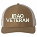 Iraq Veteran Text Only USA Mesh-Back Cap