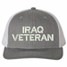 Iraq Veteran Text Only USA Mesh-Back Cap