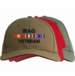 Iraq Veteran War Conflict 3-Ribbon Stack Made In USA Cap