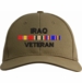 Iraq Veteran War Conflict 3-Ribbon Stack Made In USA Cap