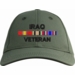 Iraq Veteran War Conflict 3-Ribbon Stack Made In USA Cap