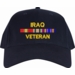 Iraq Veteran War Conflict 3-Ribbon Stack Made In USA Cap