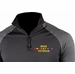 Iraq Veteran with Service Ribbons ProWikMax 2-Tone 1/4 Zip Knit Long Sleeve Shirt