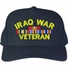 Iraq War Veteran with Ribbon Custom Embroidered Cap
