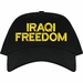 Iraqi Freedom Text Only USA Cap