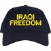 Iraqi Freedom Text Only USA Cap