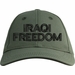 Iraqi Freedom Text Only USA Cap