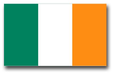 Ireland Flag Vinyl Transfer Decal