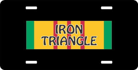 Iron Triangle Vietnam License Plate