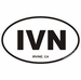 Irvine California Oval Decal