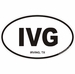 Irving Texas Oval Decal