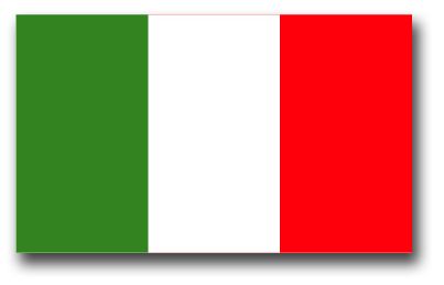 Italy Flag Vinyl Transfer Decal