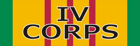 IV Corps Vietnam Decal Sticker