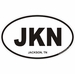 Jackson Tennessee Oval Decal