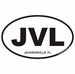 Jacksonville Florida Oval Decal