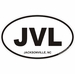 Jacksonville North Carolina Oval Decal