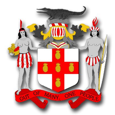 Jamaica Coats Of Arms Decal