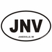 Janesville Wisconsin Oval Decal