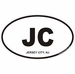 Jersey City New Jersey Oval Decal