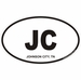 Johnson City Tennessee Oval Decal
