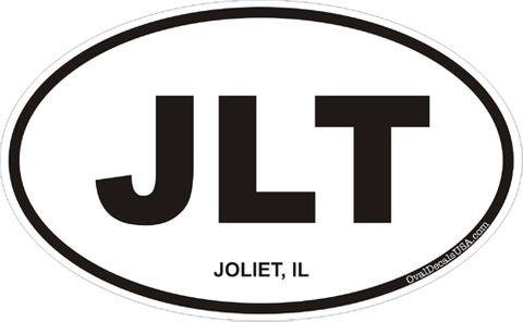 Joliet Illinois Oval Decal