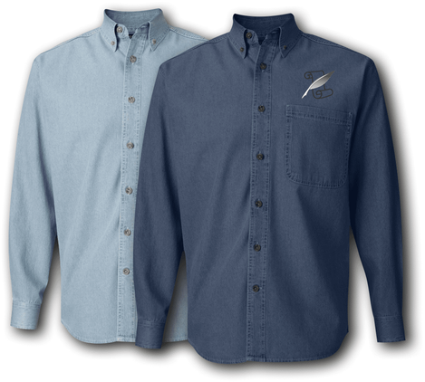 Journalist Denim Shirt