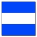 Juliett Signal Flag Sticker Decal
