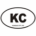 Kansas City Kansas Oval Decal