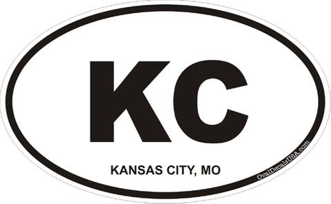 Kansas City Missouri Oval Decal