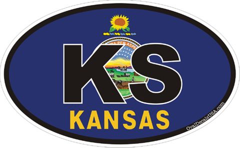 Kansas State Decal Sticker
