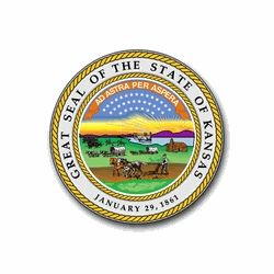 Kansas State Seal Vinyl Transfer Decal
