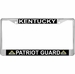 Kentucky Patriot Guard Automobile License Plate Frame