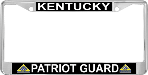 Kentucky Patriot Guard Automobile License Plate Frame
