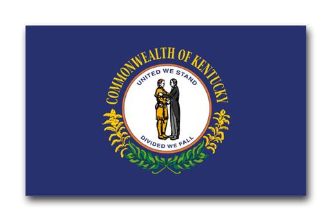 Kentucky State Flag Vinyl Transfer Decal