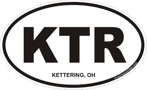 Kettering Ohio Oval Decal