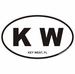 Key West Florida Oval Decal