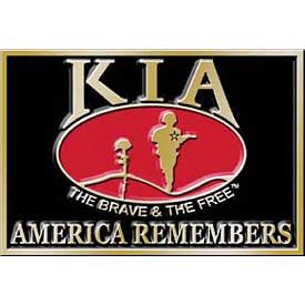 KIA America Remebers Belt Buckle (3-1/8")