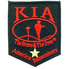 KIA The Brave the Free Shield 3" Patch