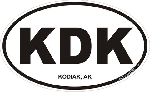 Kodiak, Alaska Decal Sticker
