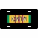 Kontum Vietnam License Plate