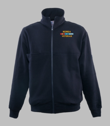Korea Veteran Game Sportswear Firefighter's Full Zip Turtleneck