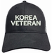 Korea Veteran Text Only Mesh-Back Ponytail Cap