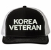 Korea Veteran Text Only USA Mesh-Back Cap