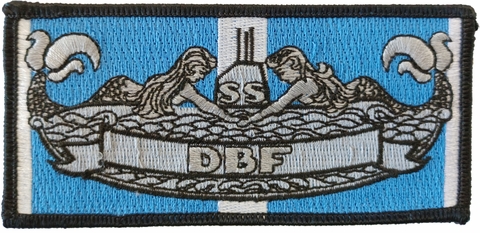 Korean War Ribbon "Diesel Boats Forever" Patch