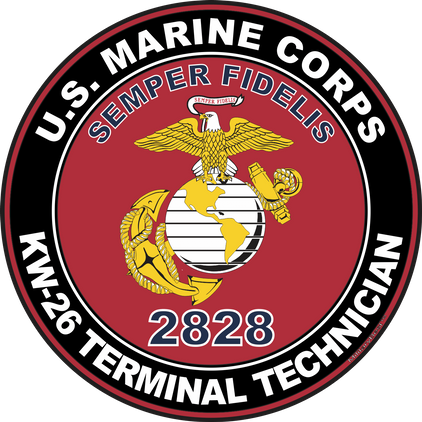 U.S.M.C. MOS 2828 KW-26 Terminal Technician Decal
