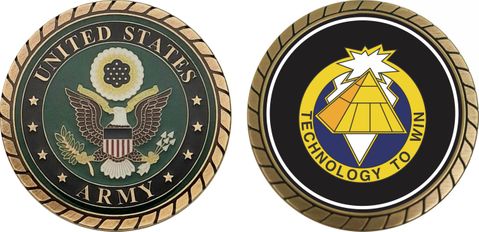 U.S. Army Laboratory Command Patch Challenge Coin