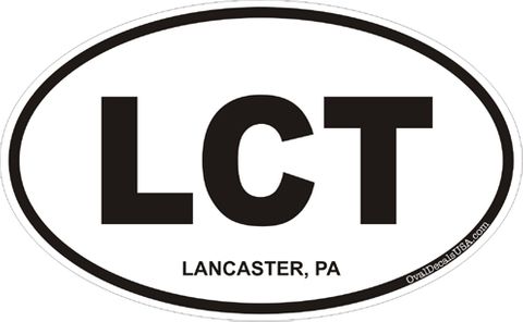 Lancaster Pennsylvania Oval Decal