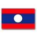 Laos Flag Vinyl Transfer Decal