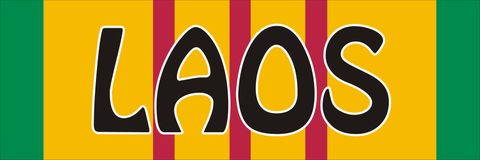 LAOS Vietnam Decal Sticker